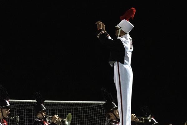 North County High School Marching Band Performing